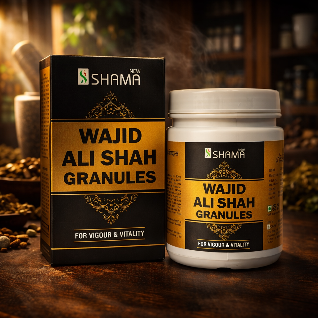 New Shama Wajid Ali Shah Granules – Unani Vigour & Vitality Support 100g