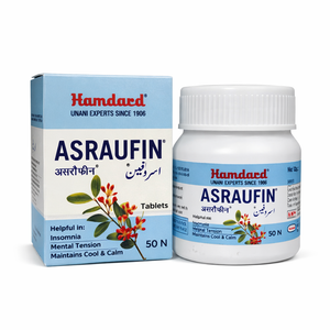 Hamdard Asraufin – Unani Herbal Support for Mental Calm & Wellness Net Qty.- 50N