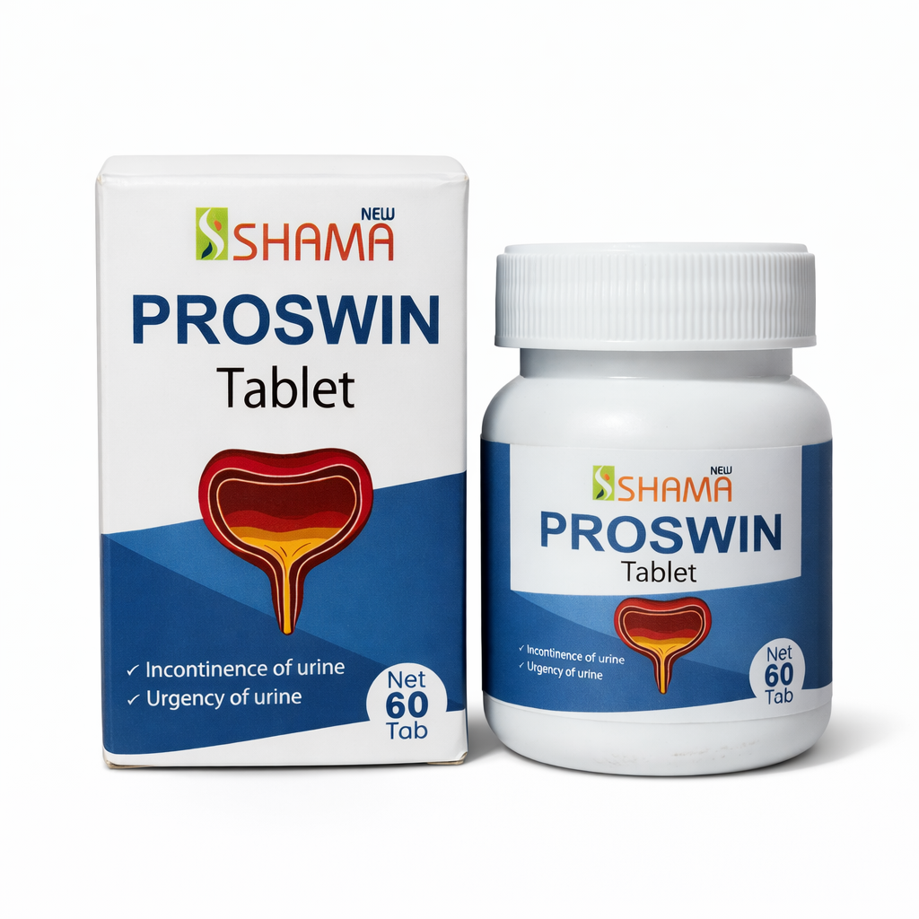 New Shama Proswin Tablets – Unani Urinary Wellness Support Net - 60 Tablets